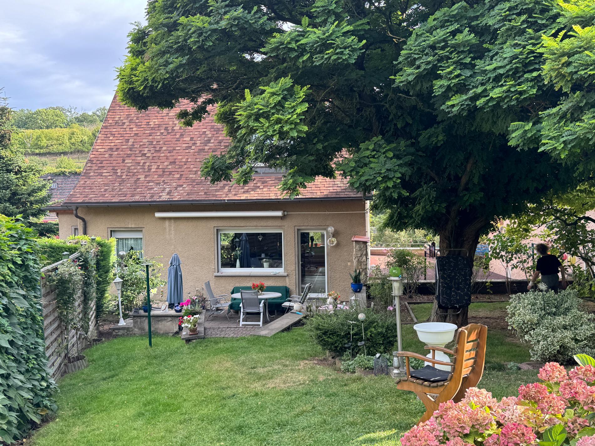 Blick zur Terrasse